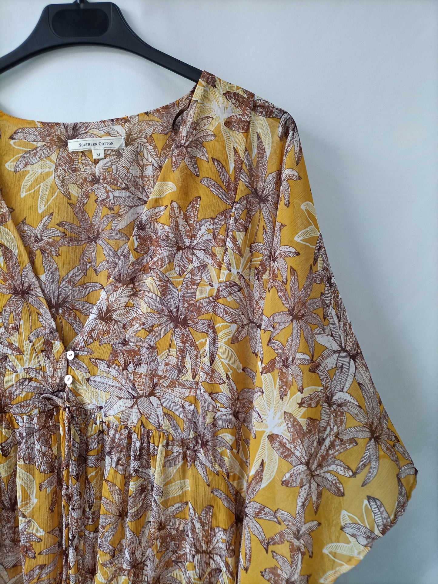 SOUTHER COTTON. Kimono palmeras T.m