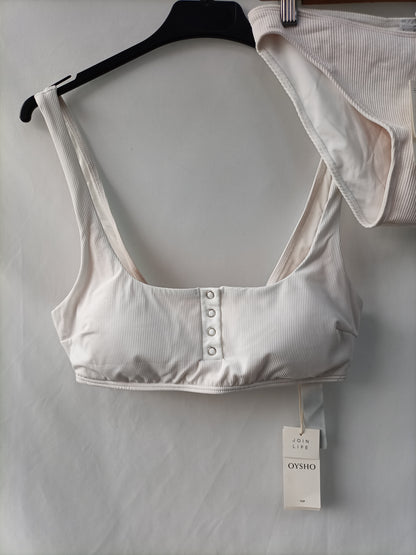 OYSHO. Bikini blanco T.l