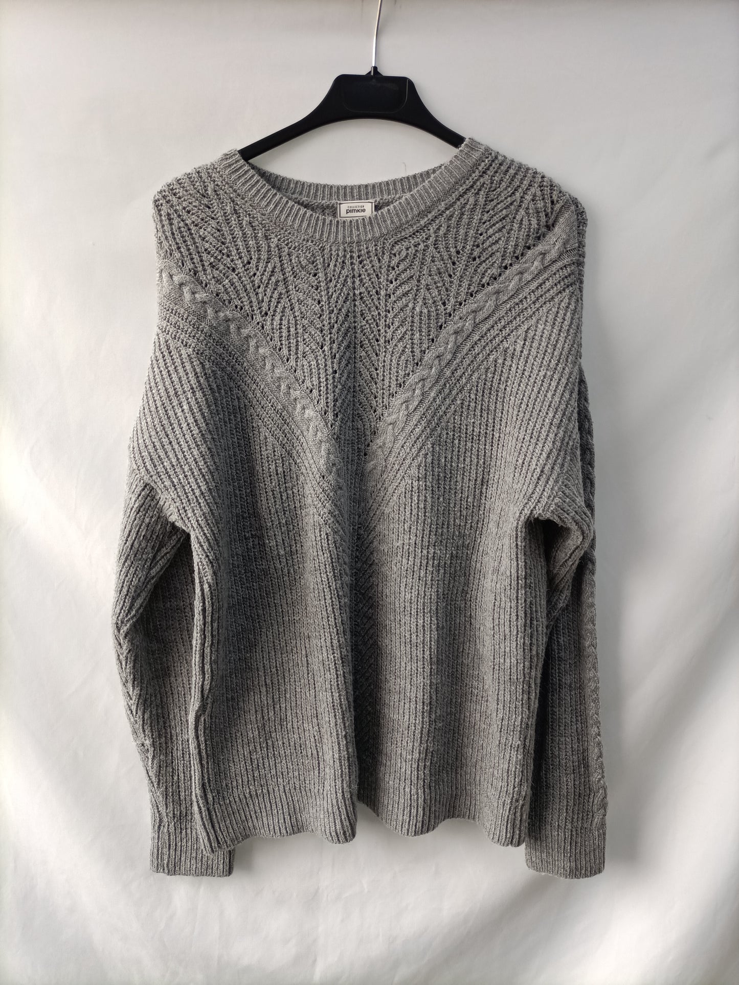 PIMKIE. Jersey gris T.u(m/l)