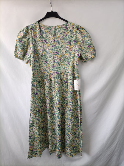 MARIETH. Ts floral midi dress