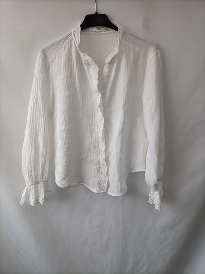 OTRAS.Blusa algodón bordada TU(S)