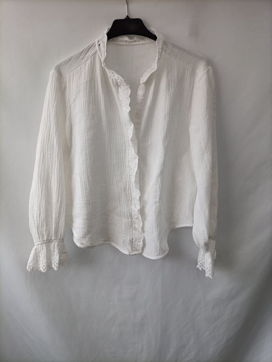 OTRAS.Blusa algodón bordada TU(S)