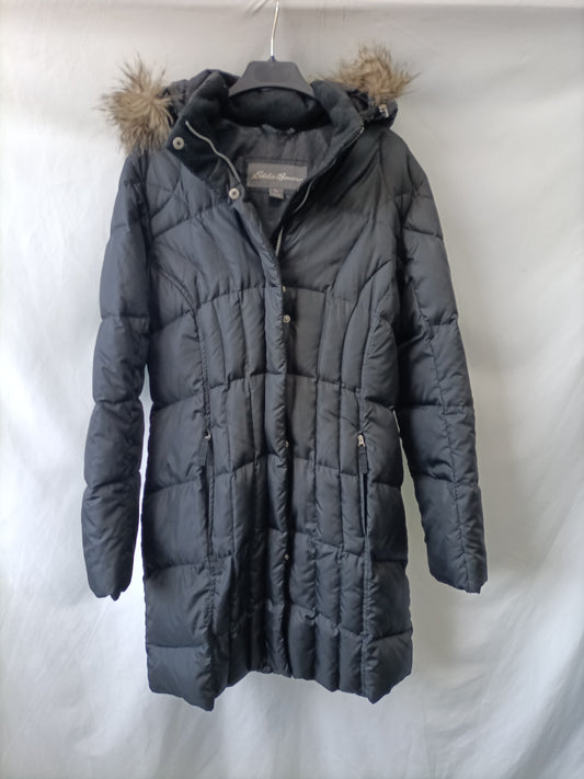 EDDIE BAUER. Plumas negro T.l