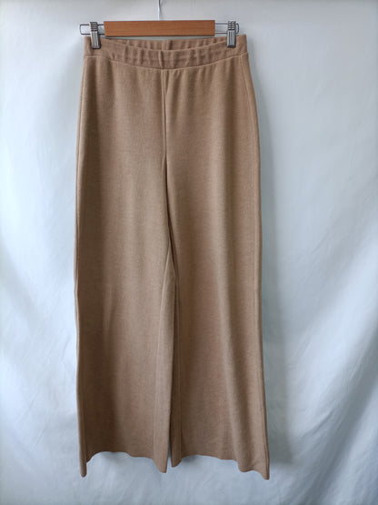 ZARA. Camel Wide Leg Trousers Tm(tara)