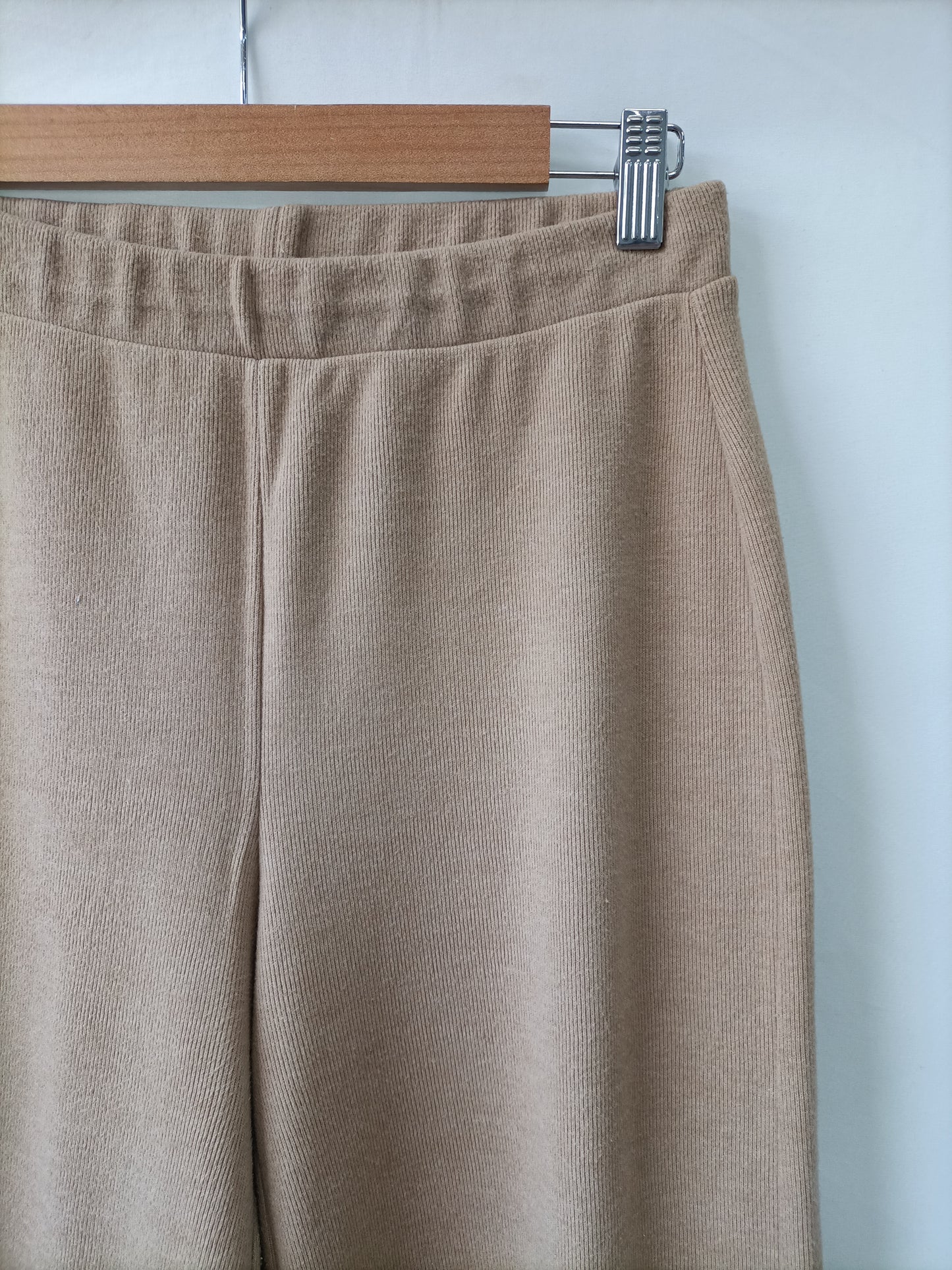 ZARA. Camel Wide Leg Trousers Tm(tara)
