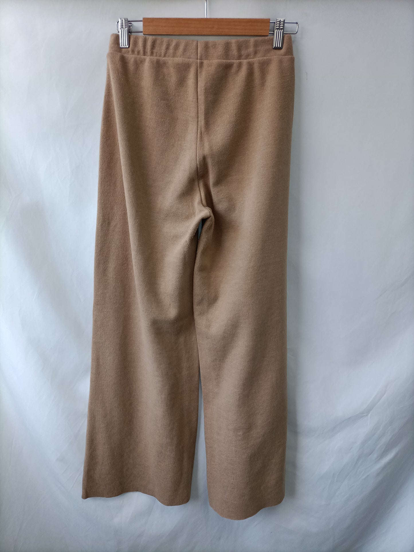 ZARA. Camel Wide Leg Trousers Tm(tara)