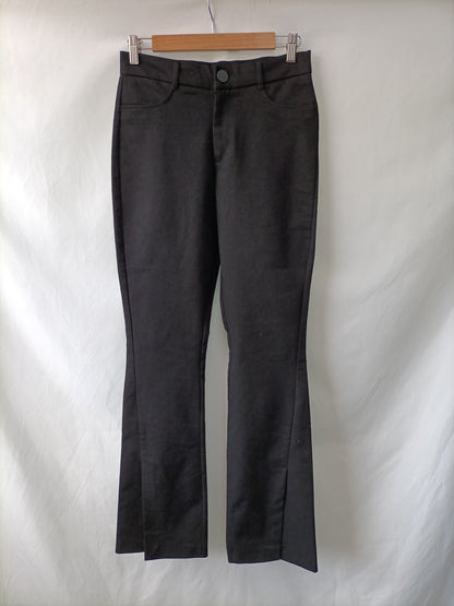 ZARA. Black flared trousers Tm