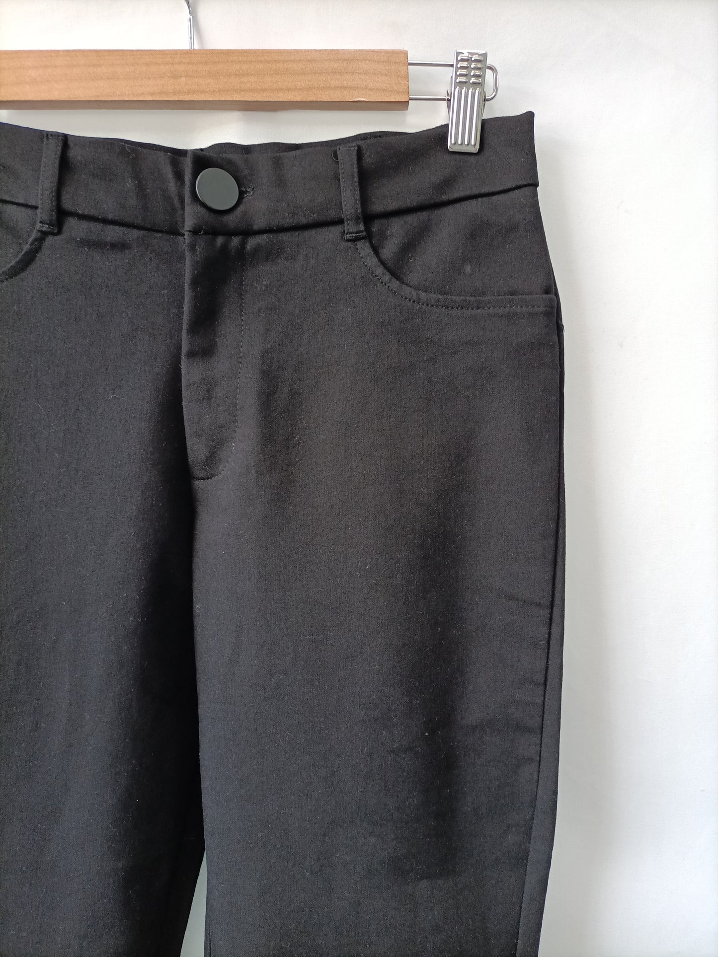 ZARA. Black flared trousers Tm