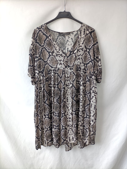 ZARA. Animal print dress TM