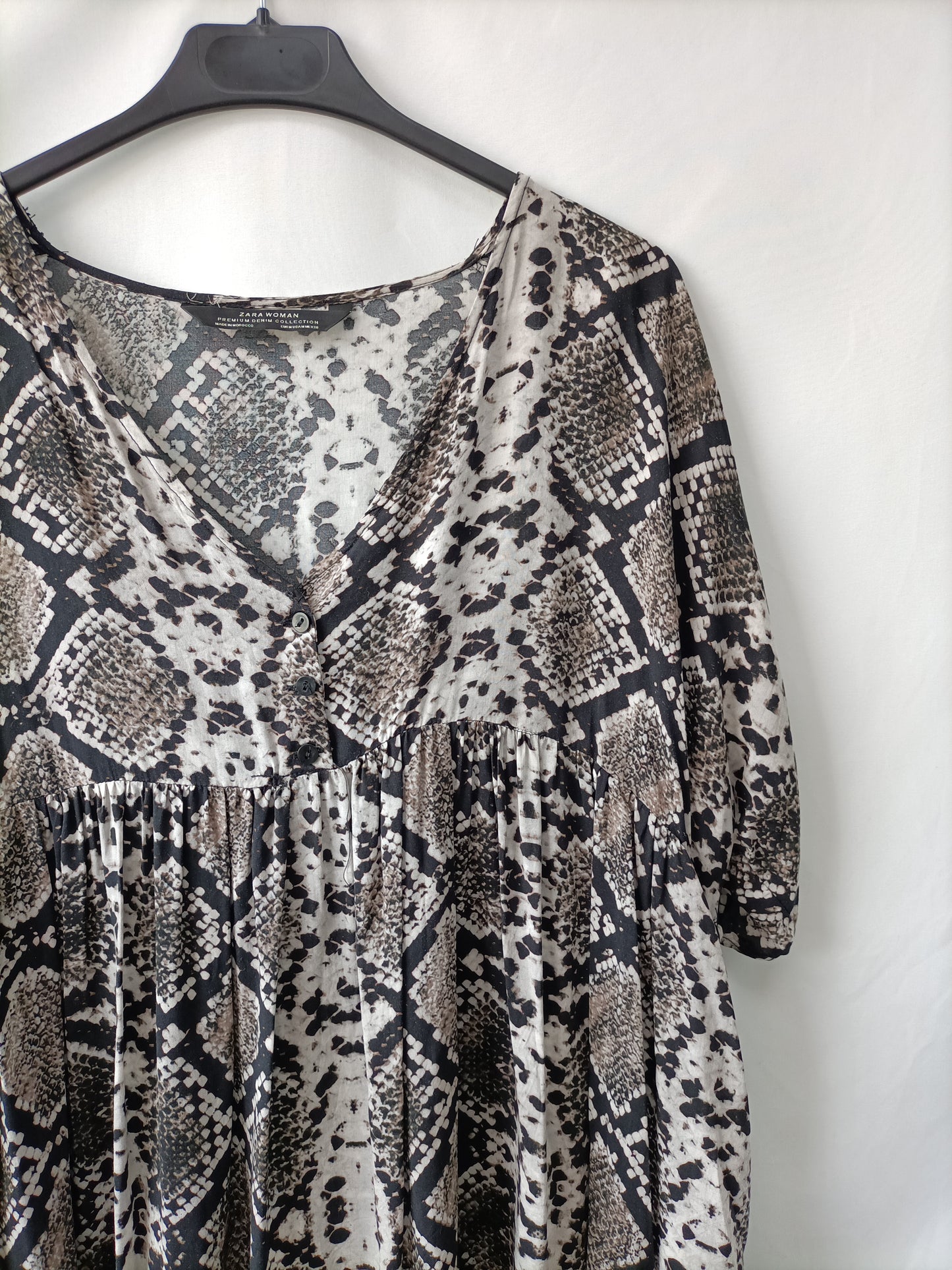 ZARA. Animal print dress TM