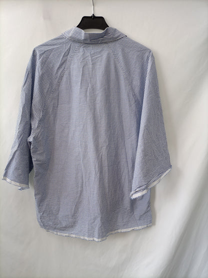 ANTIK BATIK. Camisa cuadros T.38