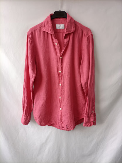 TIPI TENT. Camisa rosa linoTu(s) (hombre)