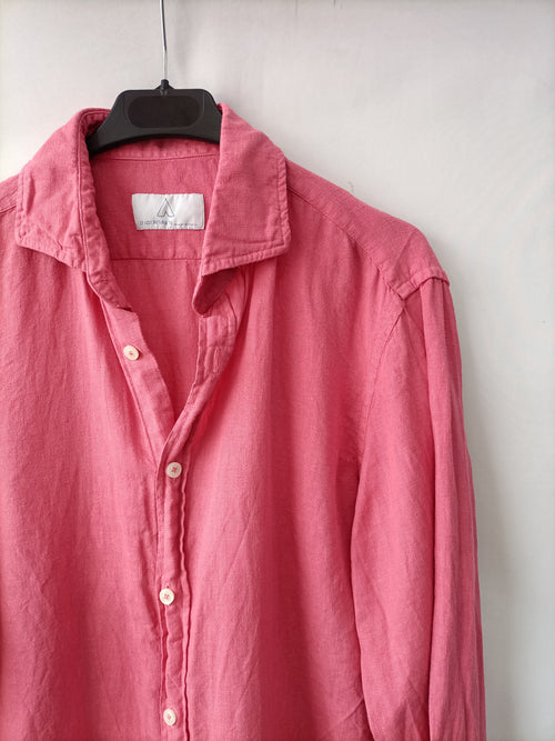 TIPI TENT. Camisa rosa linoTu(s) (hombre)