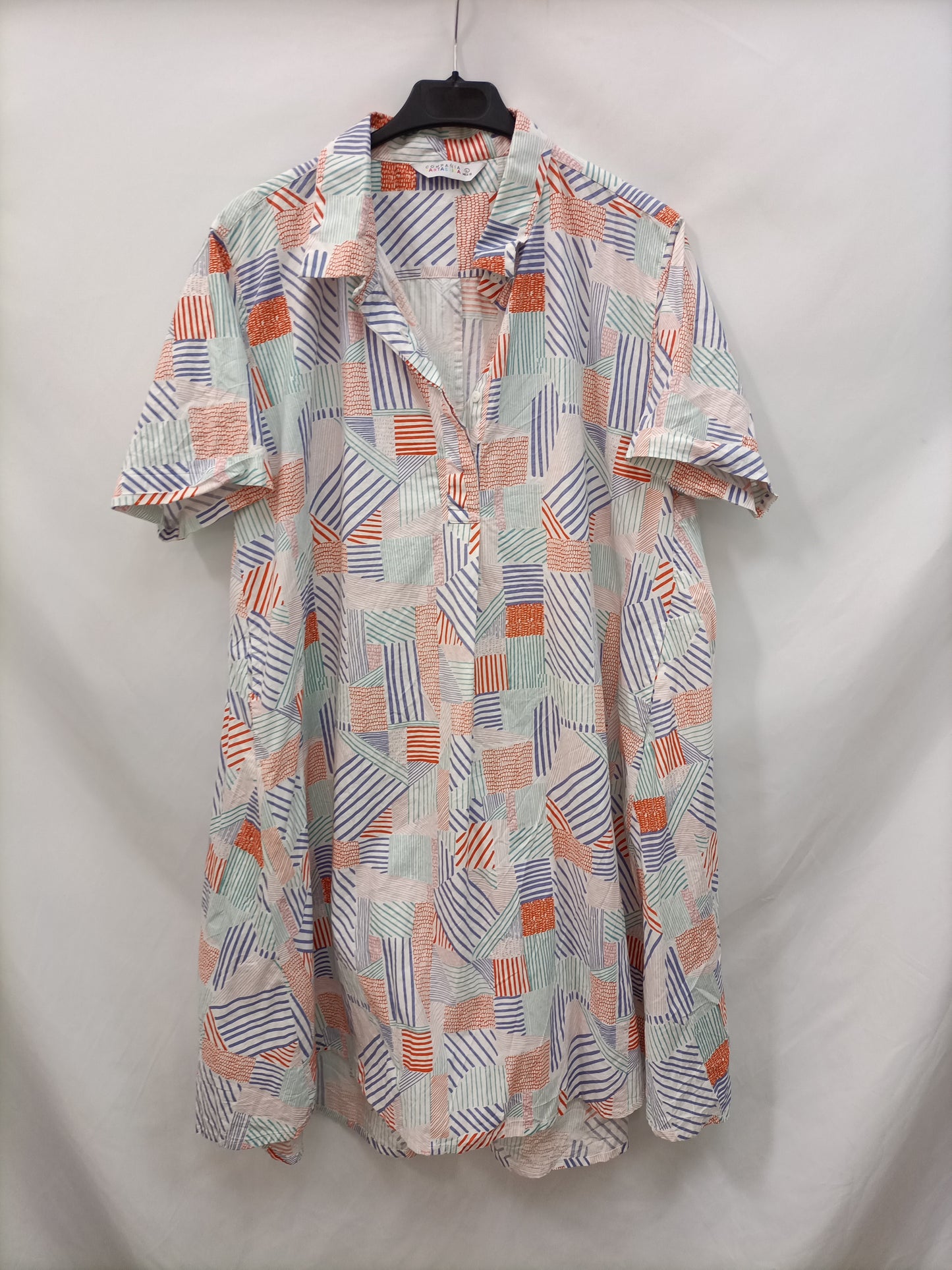 FANTASTIC COMPANY. TL Printed Wide Dress