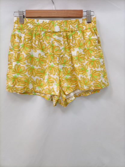 ZARA. Yellow printed shorts TS