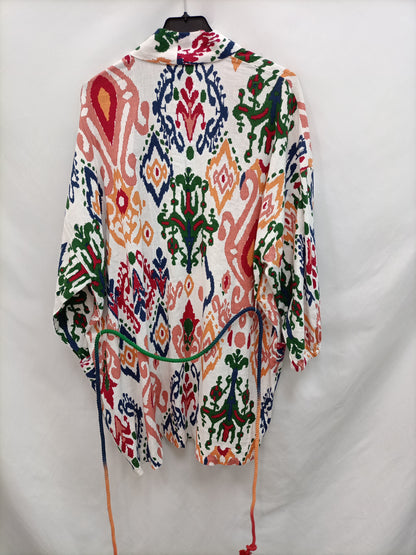 ZARA.Kimono estampado T.S