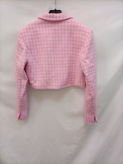 ZARA.Blazer cropped Rosa T.L