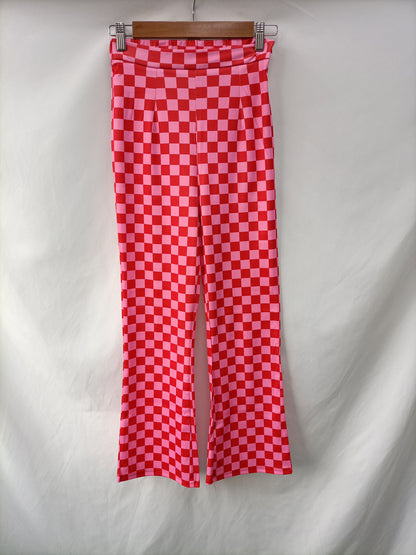OTHERS. Checkered bell-bottom trousers Ts