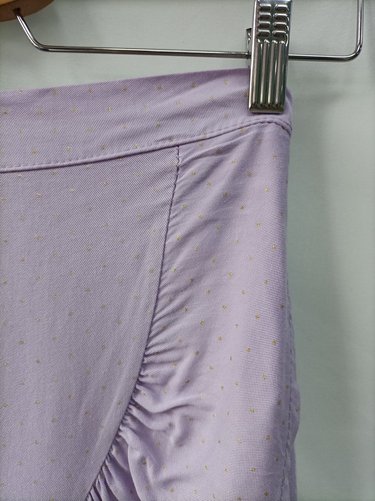 NEW COLLECTION. Lilac polka dot skirt T.xs