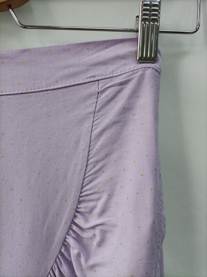 NEW COLLECTION. Lilac polka dot skirt T.xs