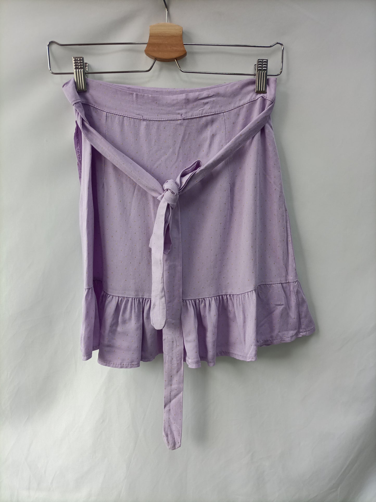 NEW COLLECTION. Lilac polka dot skirt T.xs