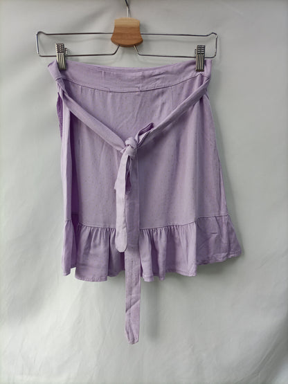 NEW COLLECTION. Lilac polka dot skirt T.xs