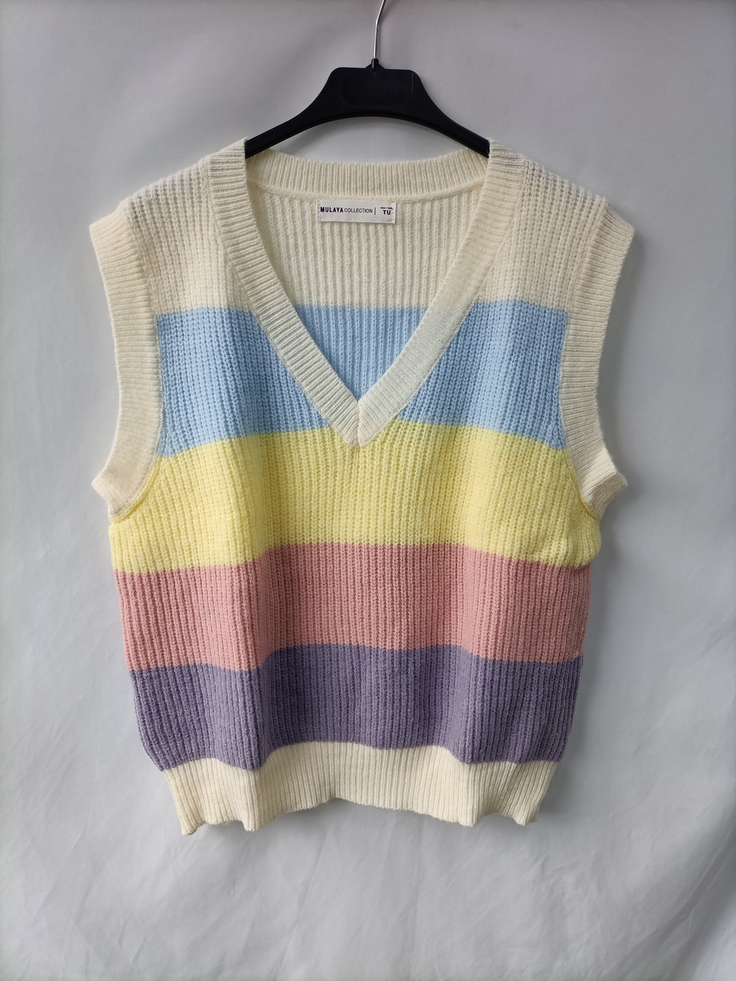 MULAYA. Chaleco rayas T.u(s)