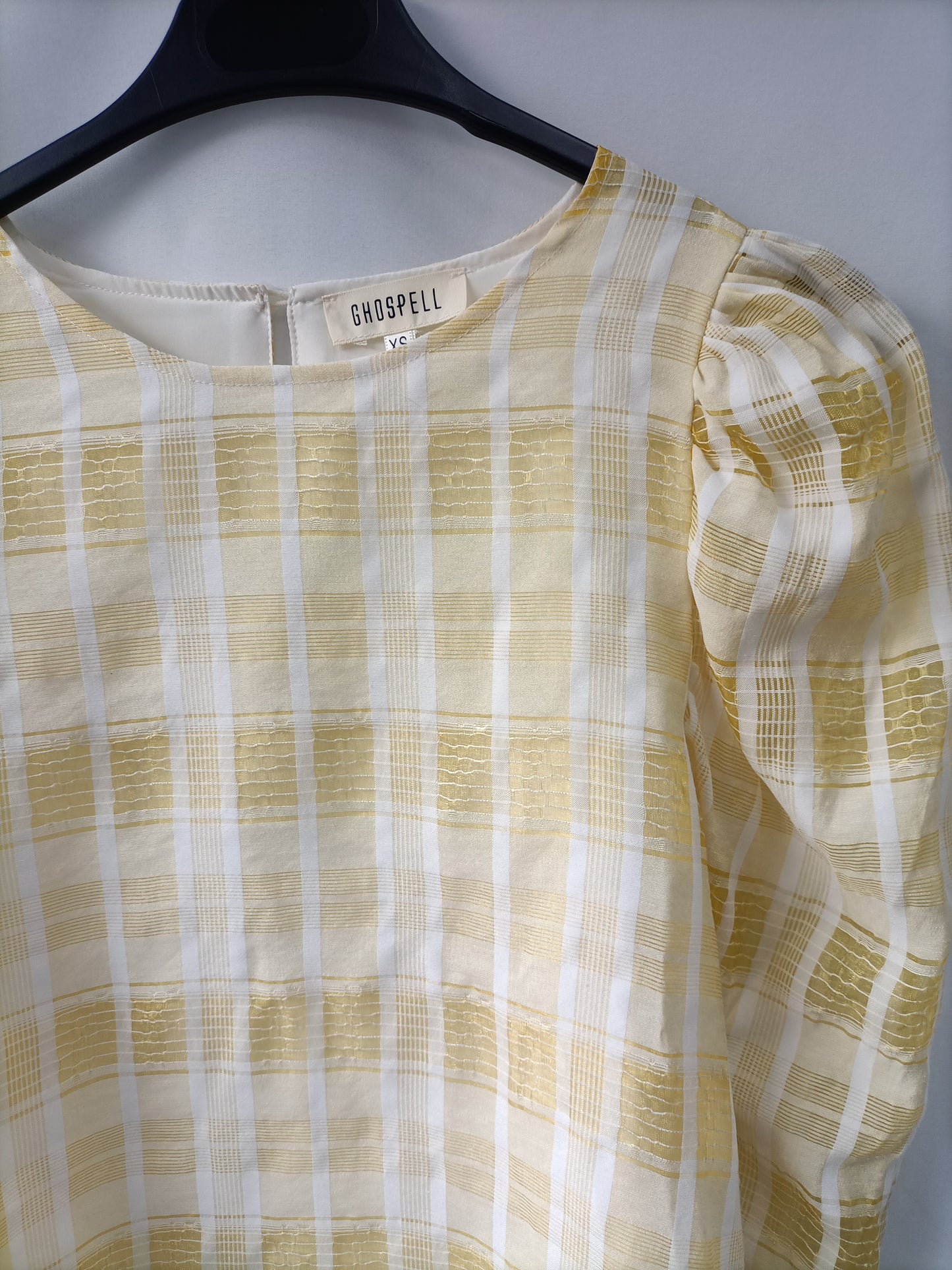 GHOSPELL. Checkered blouse T.xs