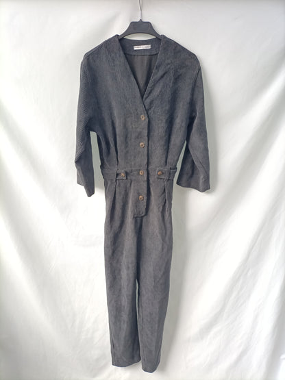 PULL&BEAR. Mono gris pana T.m