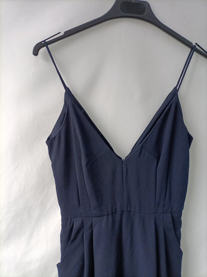 FINDERS KEEPERS. Mono Largo azul T xs