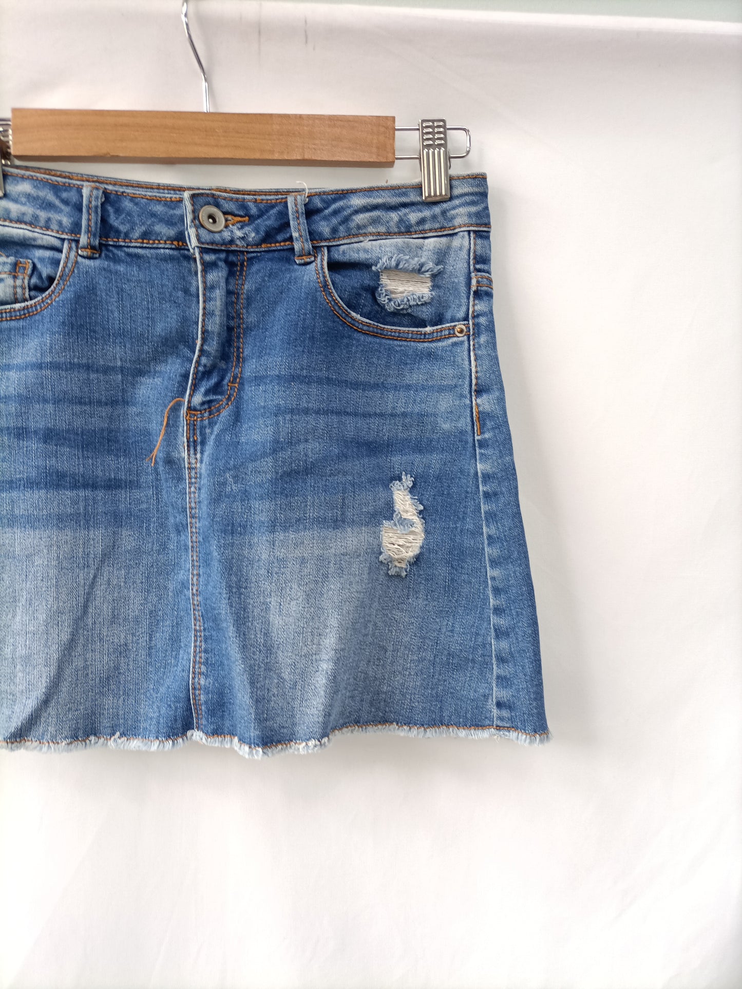 ZARA. Falda vaquera corta T.11/12