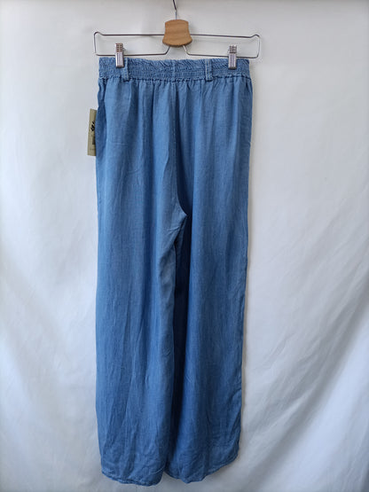 OTRAS. Pantalón fluido denim T.u(s)