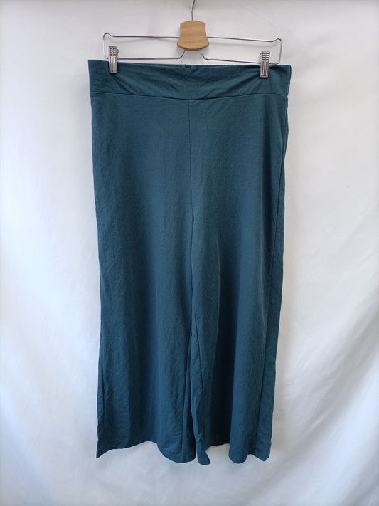 MANGO. Pantalón culotte fluido T.l