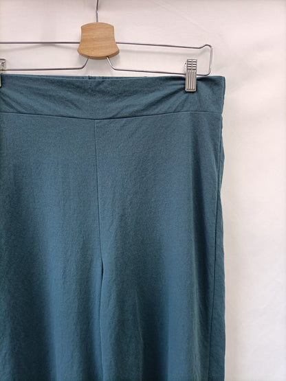 MANGO. Pantalón culotte fluido T.l