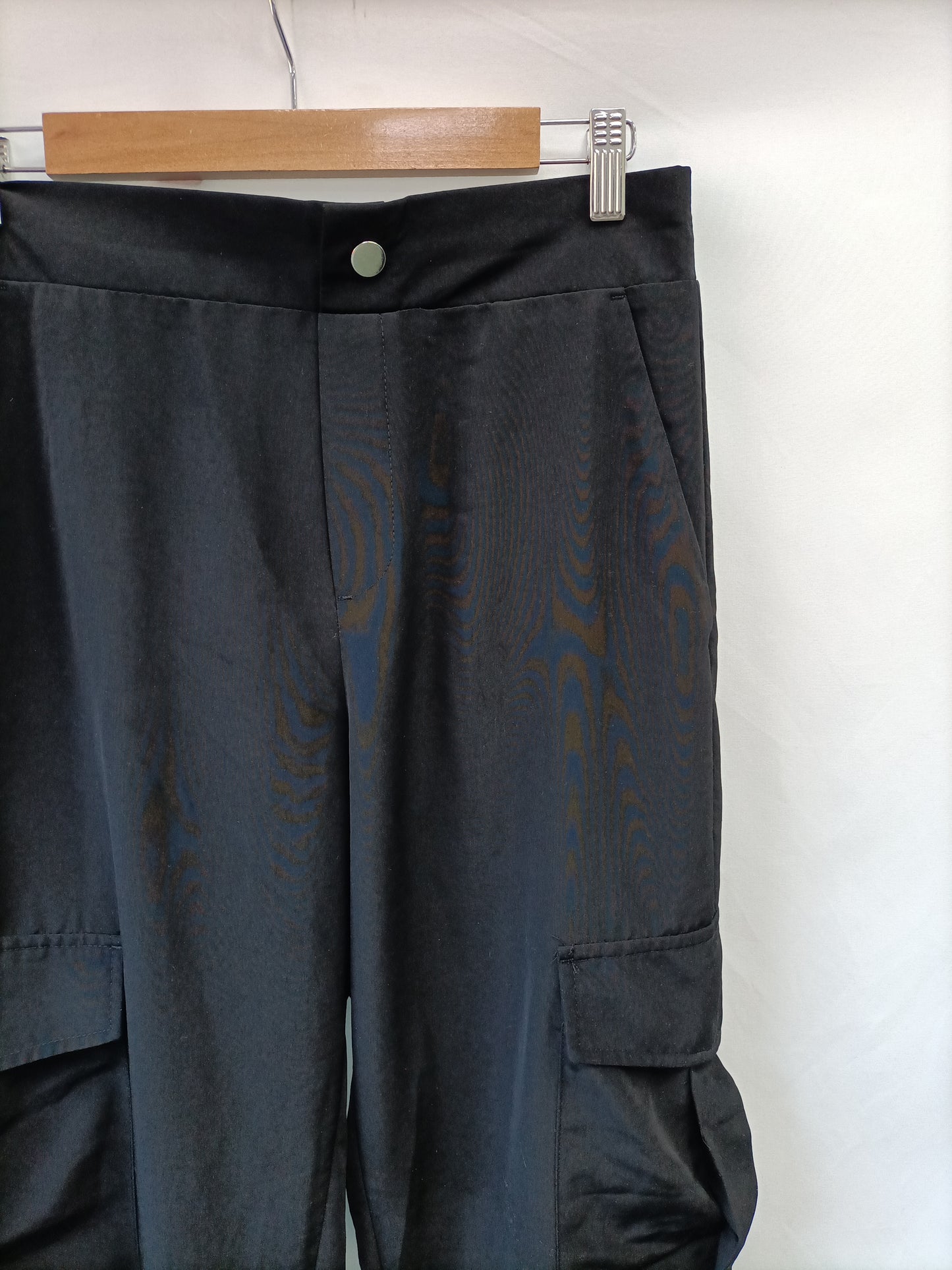 ZARA. Black paperback trousers TM