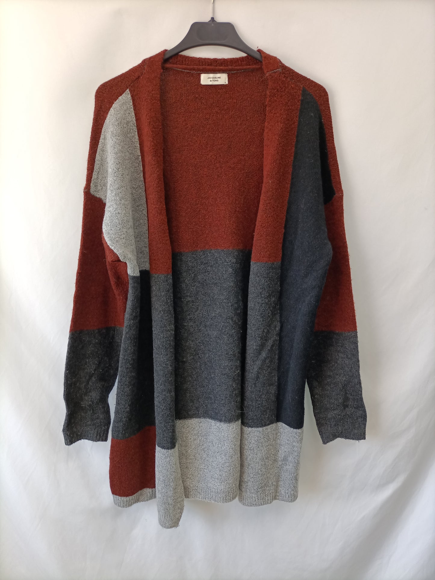 JACQUELINE DE YONG. Cárdigan rayas T.s