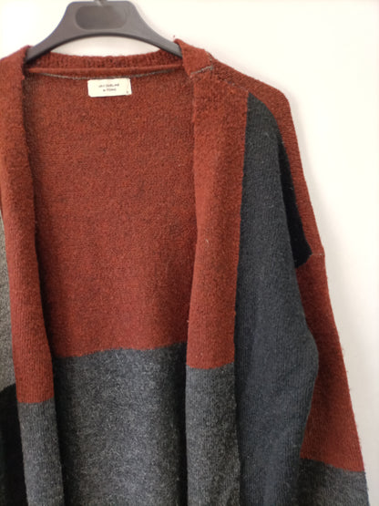 JACQUELINE DE YONG. Cárdigan rayas T.s