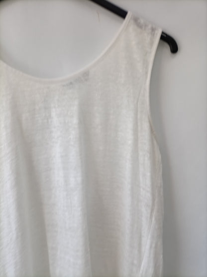 MASSIMO DUTTI. Camiseta blanca T.xs