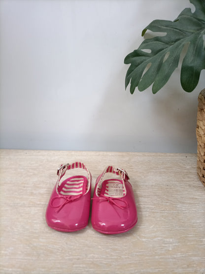BABY TOP. Patent leather ballet flats, size 15
