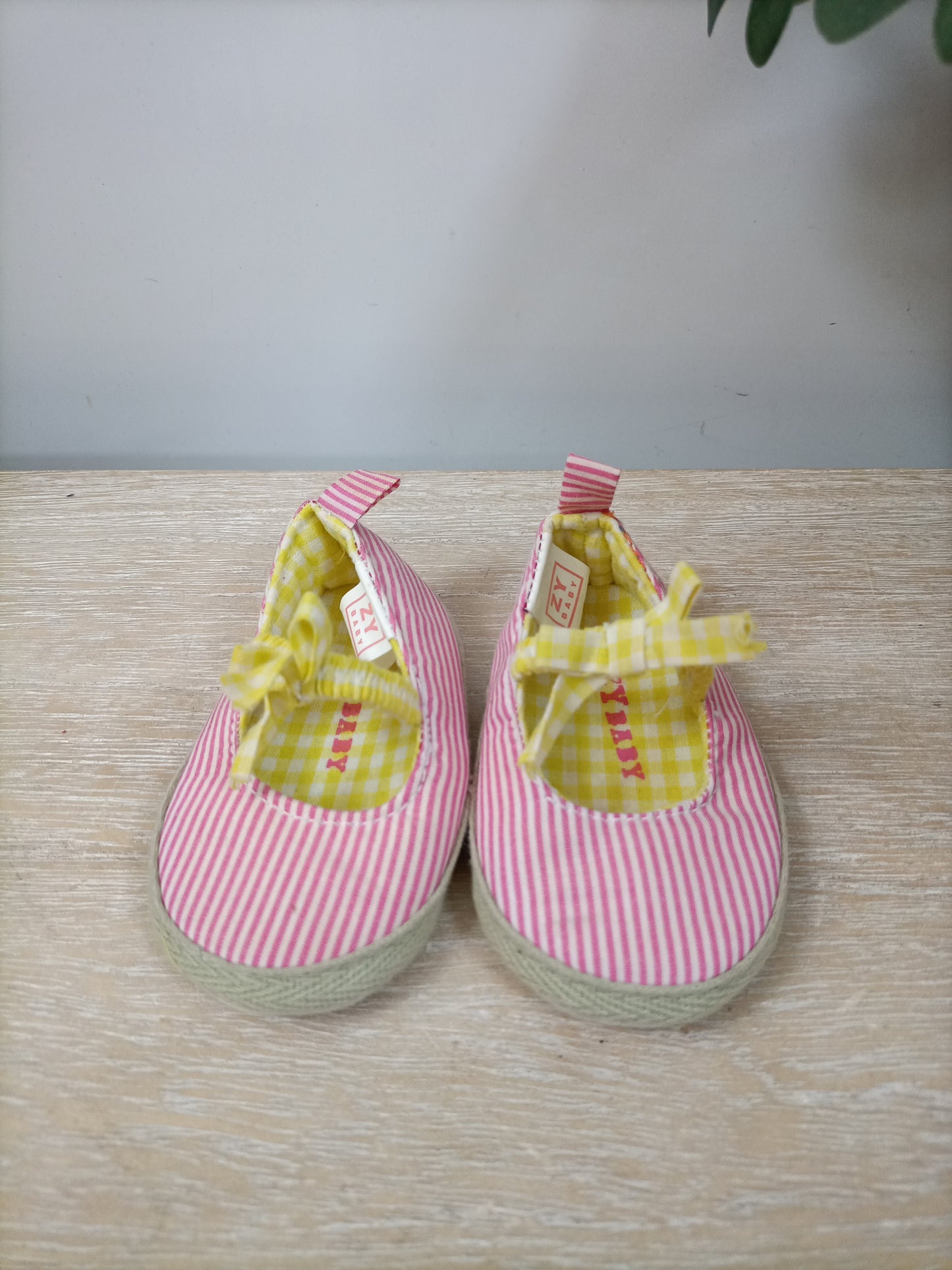 ZY BABY. Striped espadrilles T.14