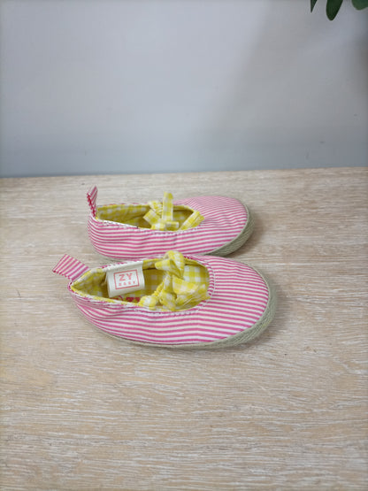 ZY BABY. Striped espadrilles T.14