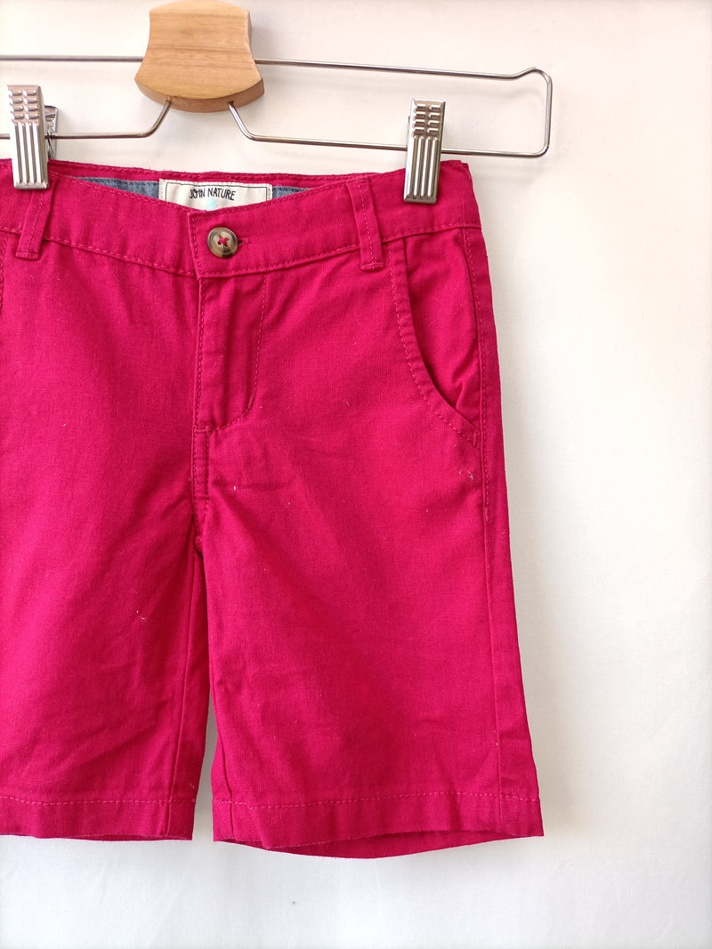 TEX. Pantalón corto rosa T.3/4 A
