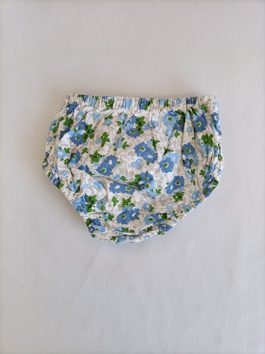 THE ANT. Flower diaper cover, size 9 months