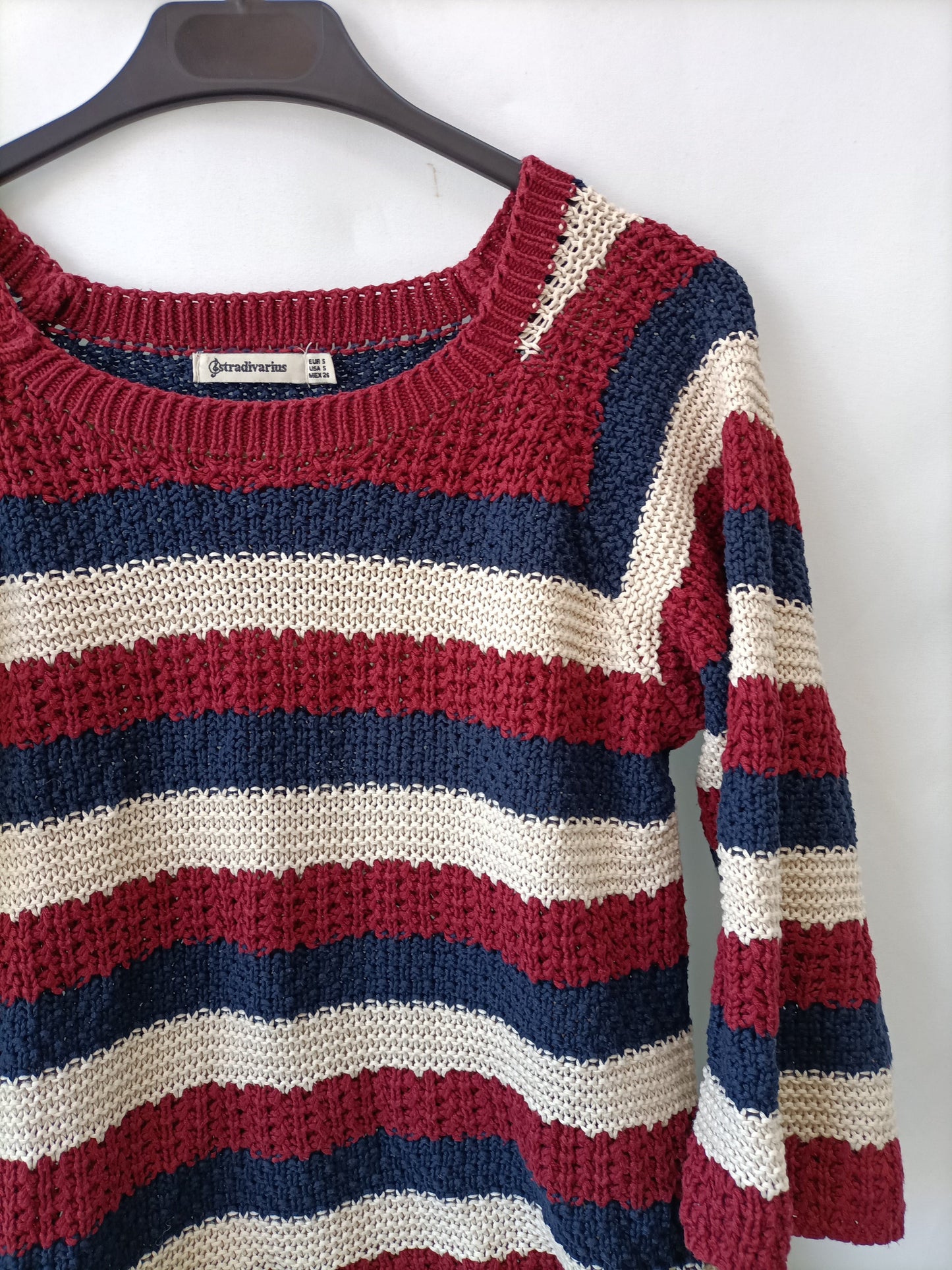 STRADAVARIUS. Jersey rayas T.s