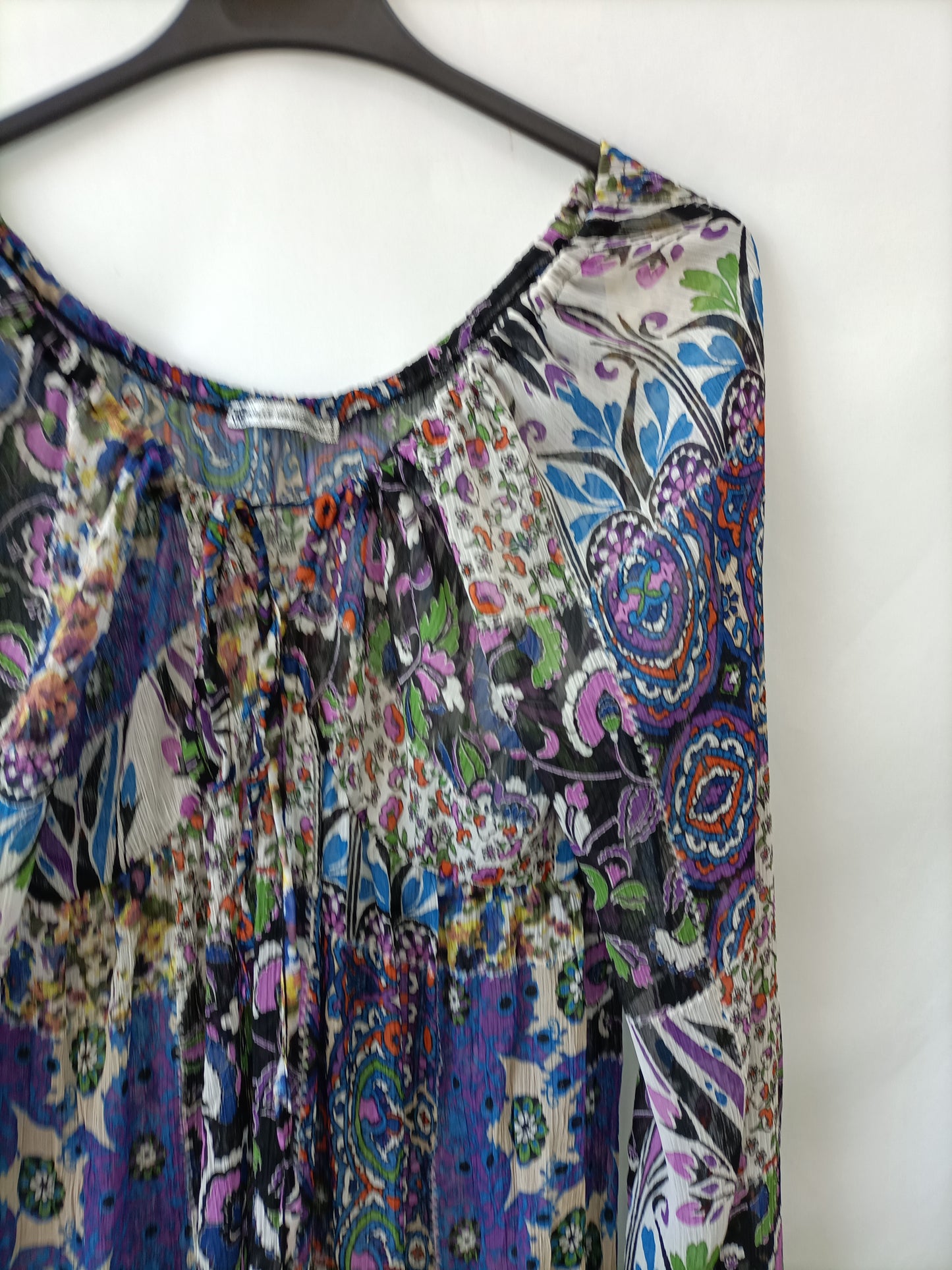 MAILLE DEMOSELLE.Vestido hippie chic T.u