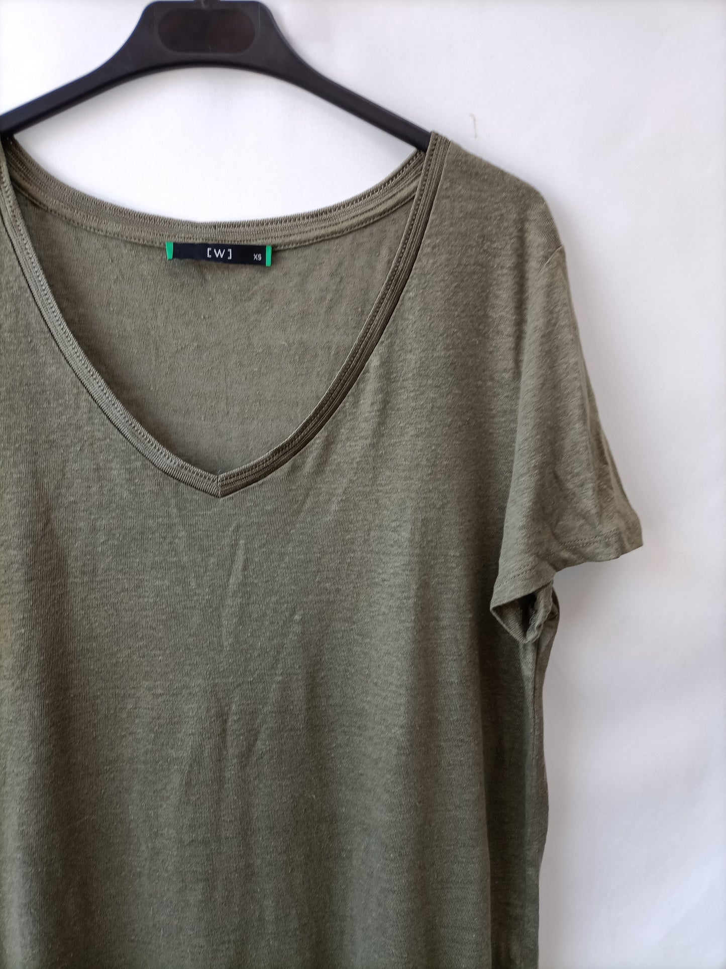 W. Green fluid T-shirt T.xs