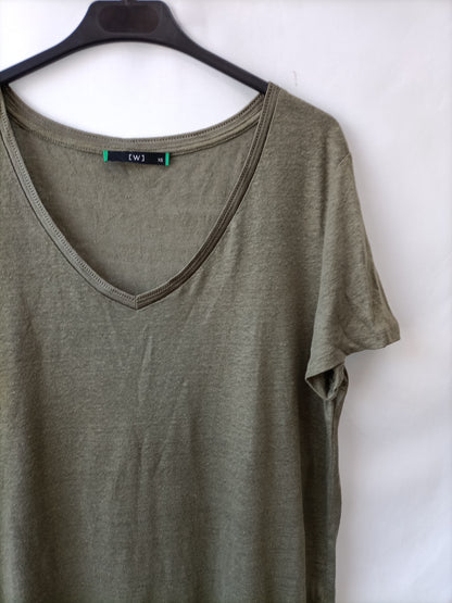 W. Green fluid T-shirt T.xs