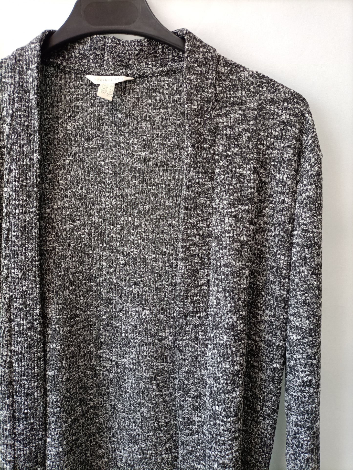 SPRINGFIELD.Fine grey heather cardigan S.XS