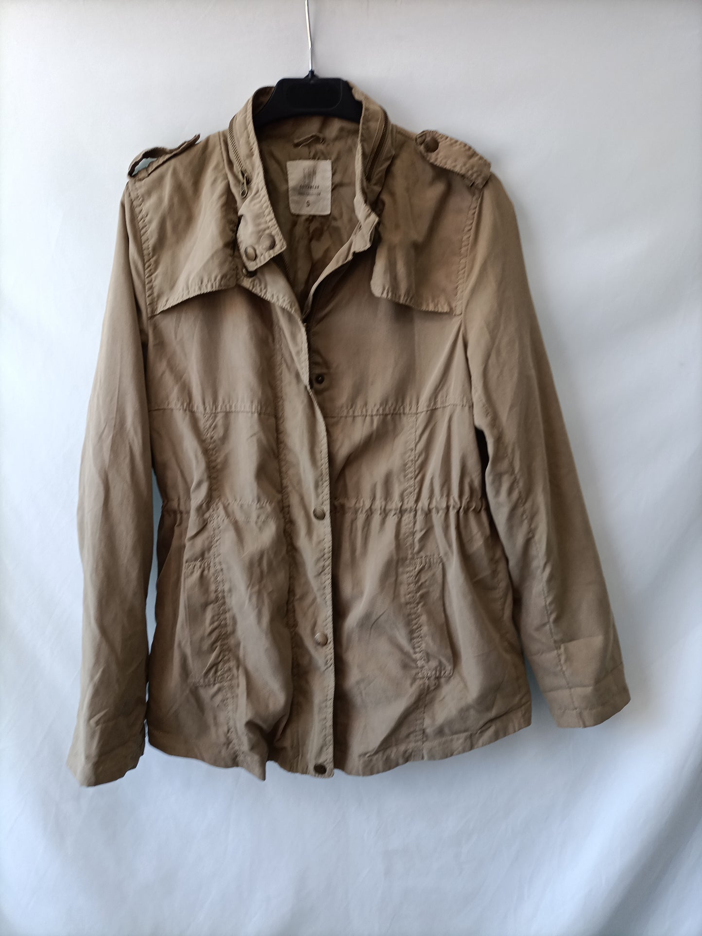 SHANA.Parka beige caza T.S