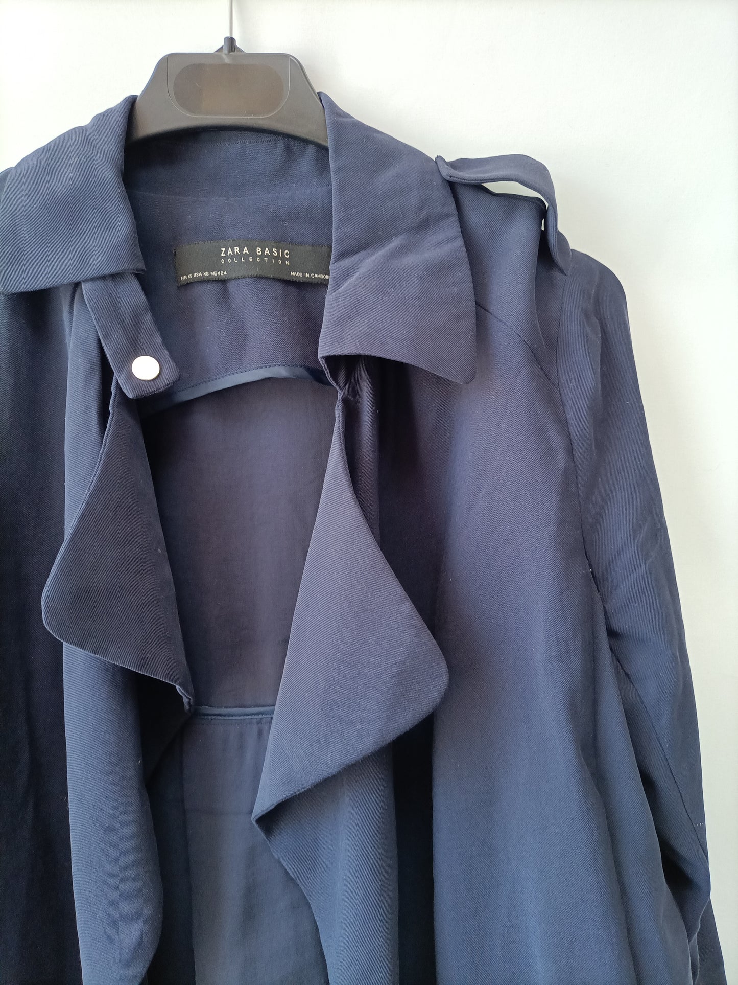ZARA.Fine blue jacket S.XS